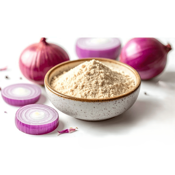 Pink onion powder